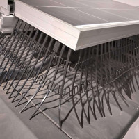 Protection of photovoltaic panels and structures